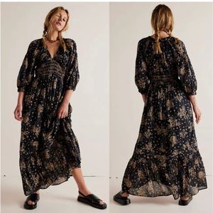 NWT Free People Golden Hour Maxi